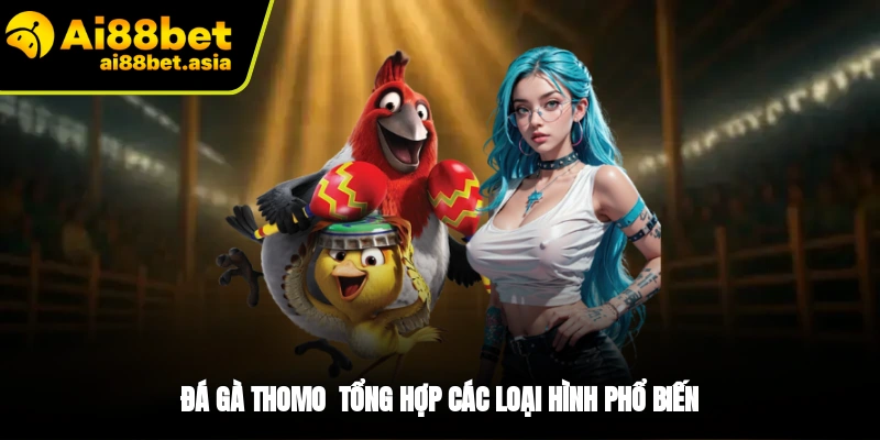 Các loại hình đá gà Thomo phổ biến